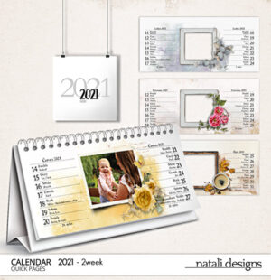 Kalendář stolní 2týdenní 21