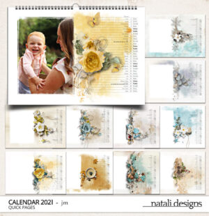 Kalendář nástěnný se jmény 21 - šířka