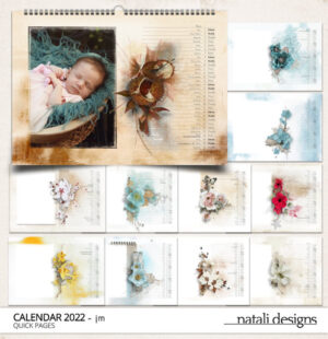 Kalendář nástěnný se jmény 22 - šířka