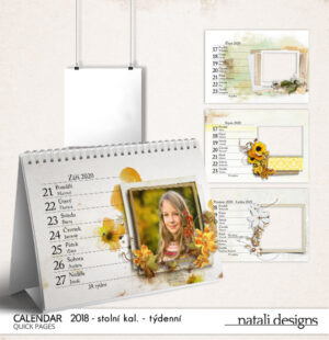 Kalendář stolní týdenní 18