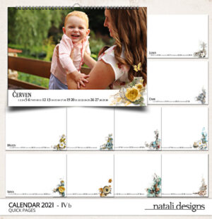 Kalendář nástěnný 21 - IV. (šířka)