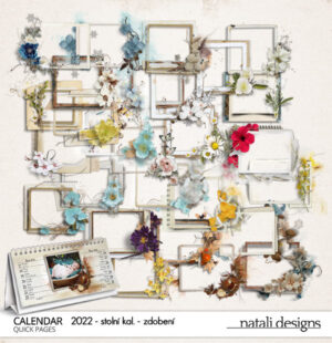 Komplet pro tvorbu 2týdenní kalendáře 22