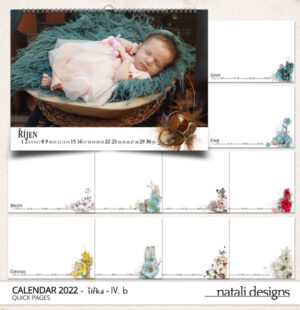 Kalendář nástěnný 22 - IV. (šířka)