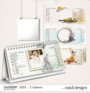 Kalendář stolní 2týdenní 15