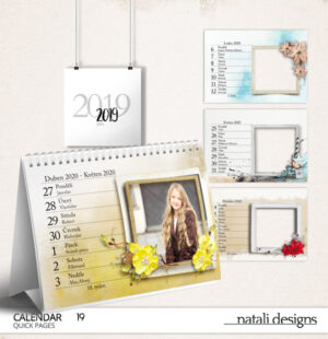 Kalendář stolní týdenní 19