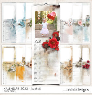 Kalendář kuchyňský se jmény 23