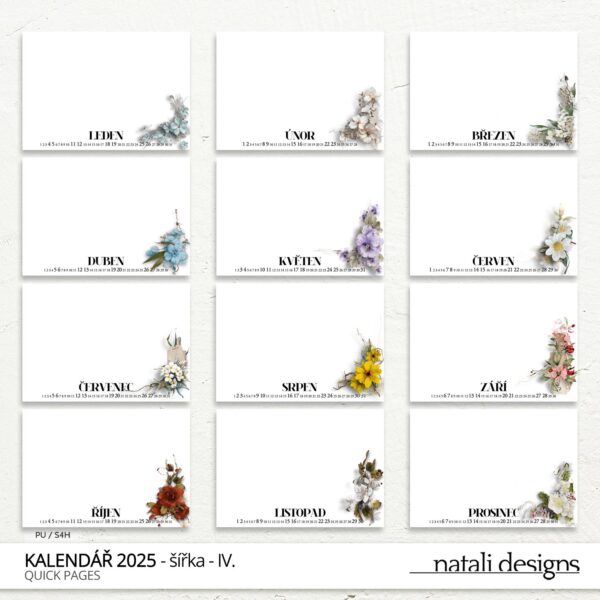 Kalendář nástěnný 25 - IV. (šířka) - Image 4