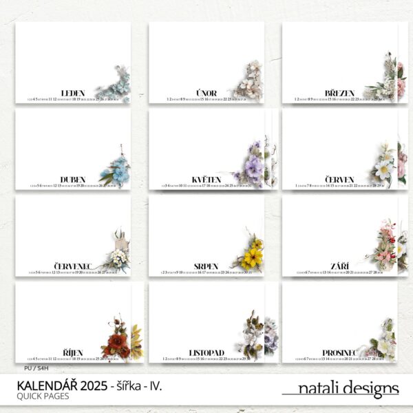 Kalendář nástěnný 25 - IV. (šířka) - Image 5