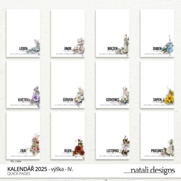 Kalendář nástěnný 25 - IV. (výška) - Image 4