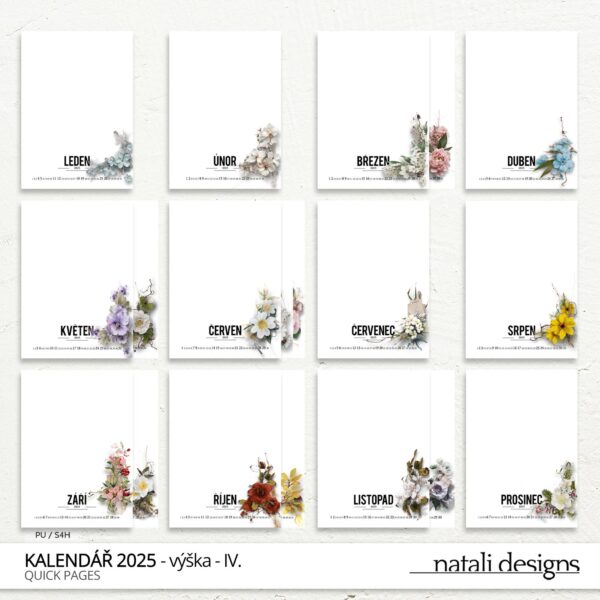 Kalendář nástěnný 25 - IV. (výška) - Image 5