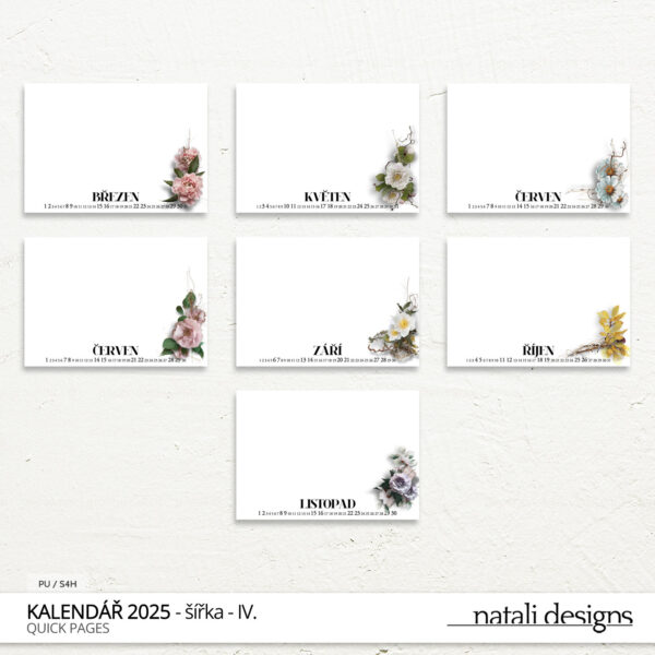 Kalendář nástěnný 25 - IV. (šířka) - Image 2