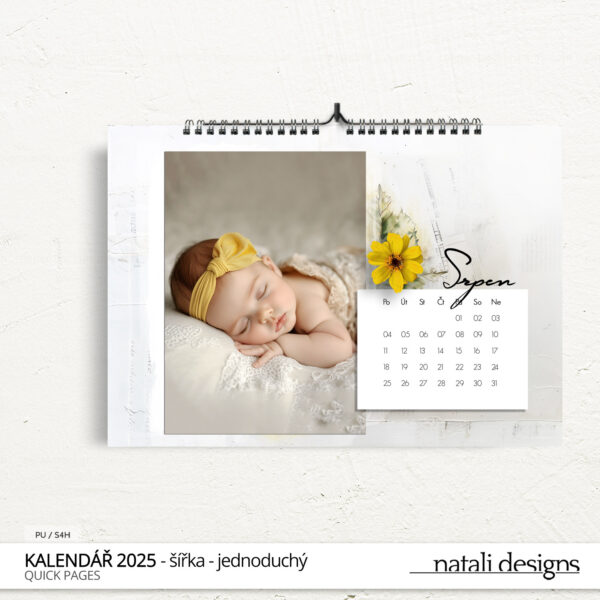 Kalendář nástěnný jednoduchý 25 - Image 3