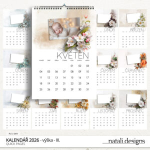 * NOVINKA * Kalendář nástěnný 26 III.