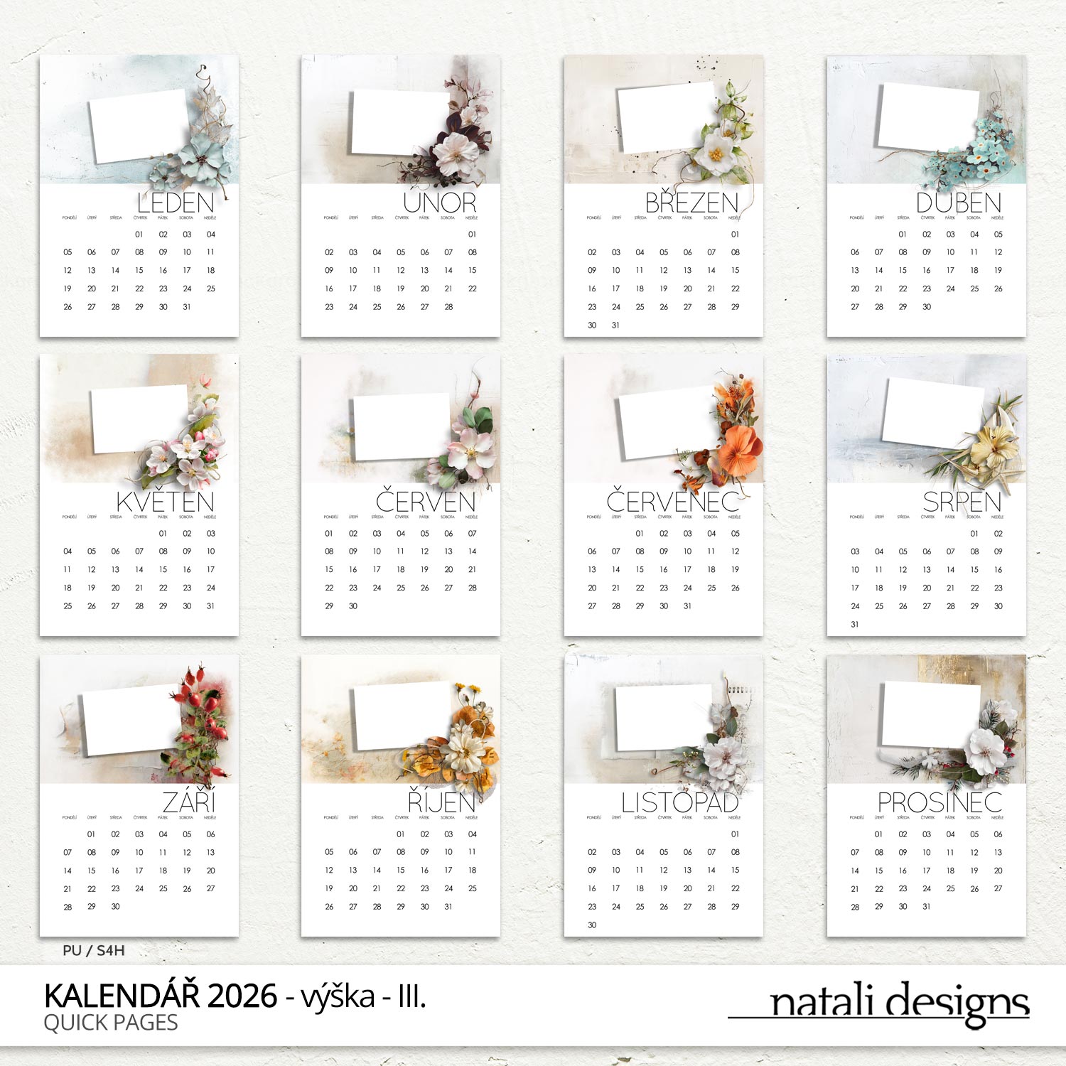 * NOVINKA * Kalendář nástěnný 26 III. - Obrázek 2