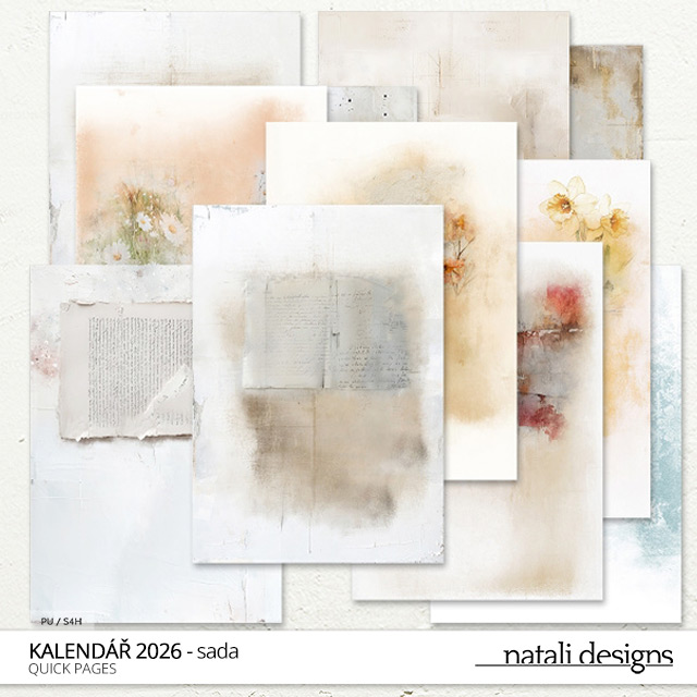 * NOVINKA * Komplet pro tvorbu nástěnného kalendáře 26 - Obrázek 4