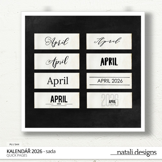 * NOVINKA * Komplet pro tvorbu nástěnného kalendáře 26 - Obrázek 6