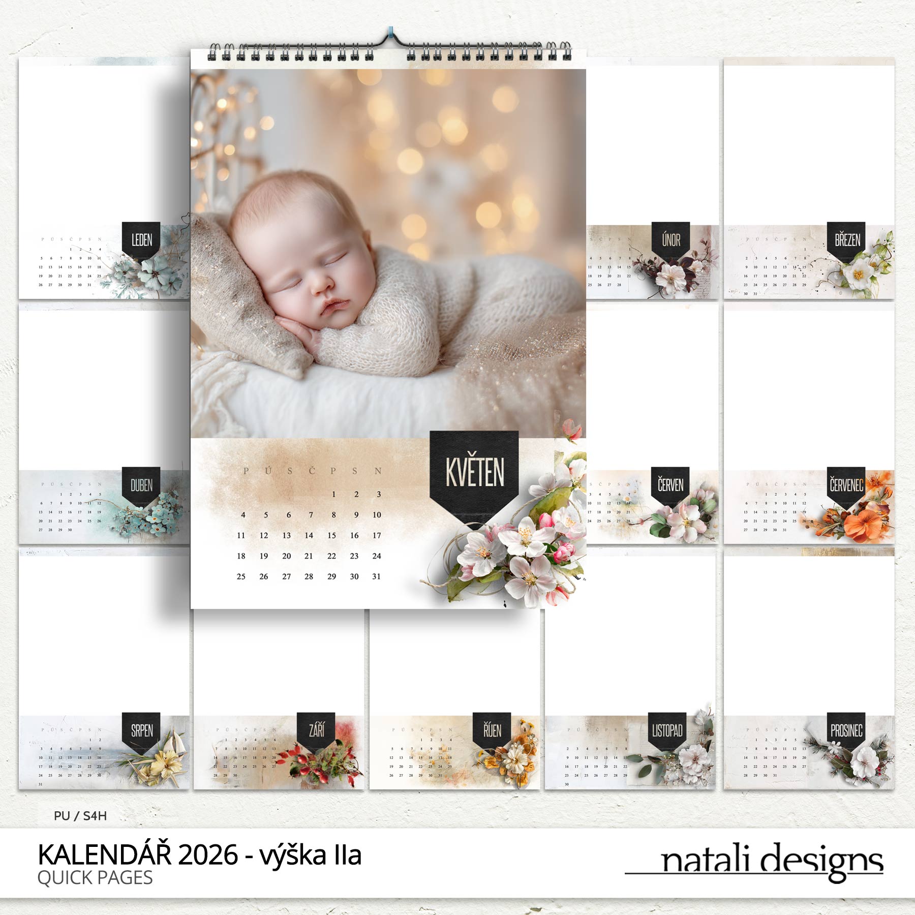 * NOVINKA * Kalendář nástěnný 26 II.a