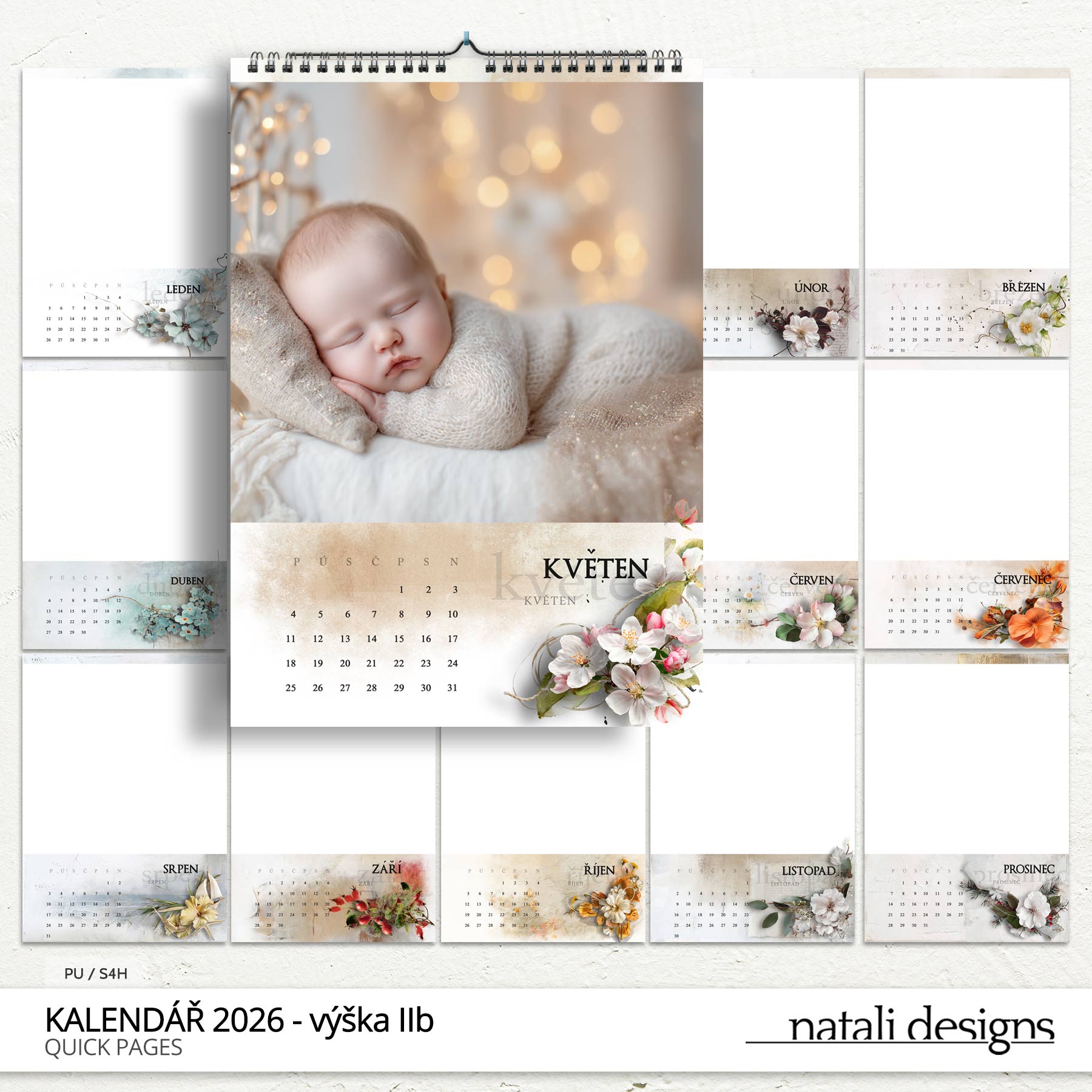 * NOVINKA * Kalendář nástěnný 26 II.b