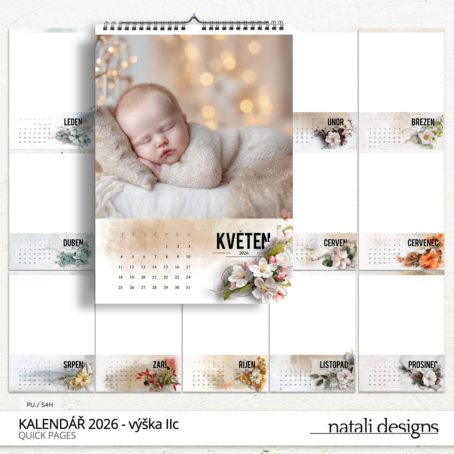 * NOVINKA * Kalendář nástěnný 26 II.c