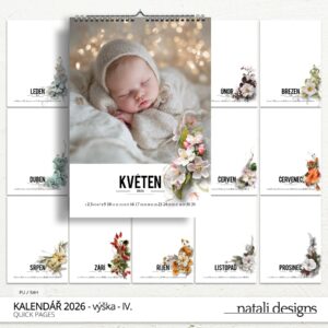 * NOVINKA * Kalendář nástěnný 26 - IV. (výška)