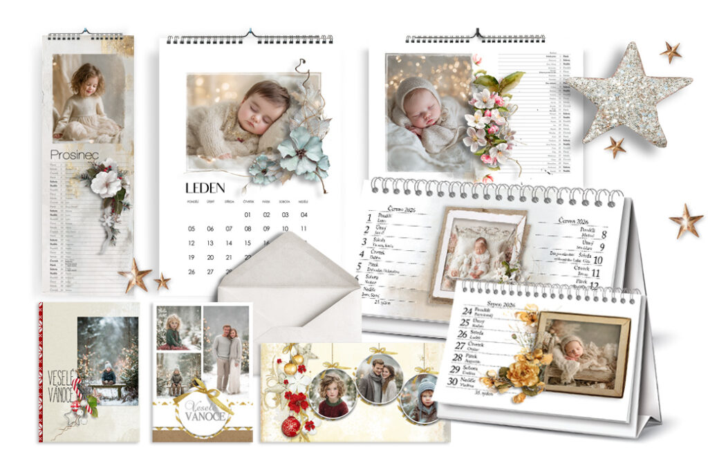 Kompletní náhled na nabídku fotokalendářů a pohlednic Natali design
