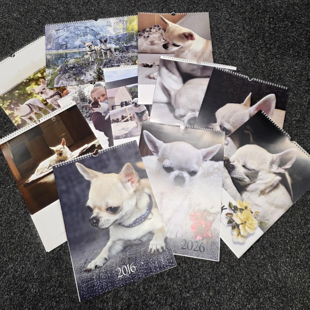 Fotografie od zákaznice - kalendáře od roku 2016