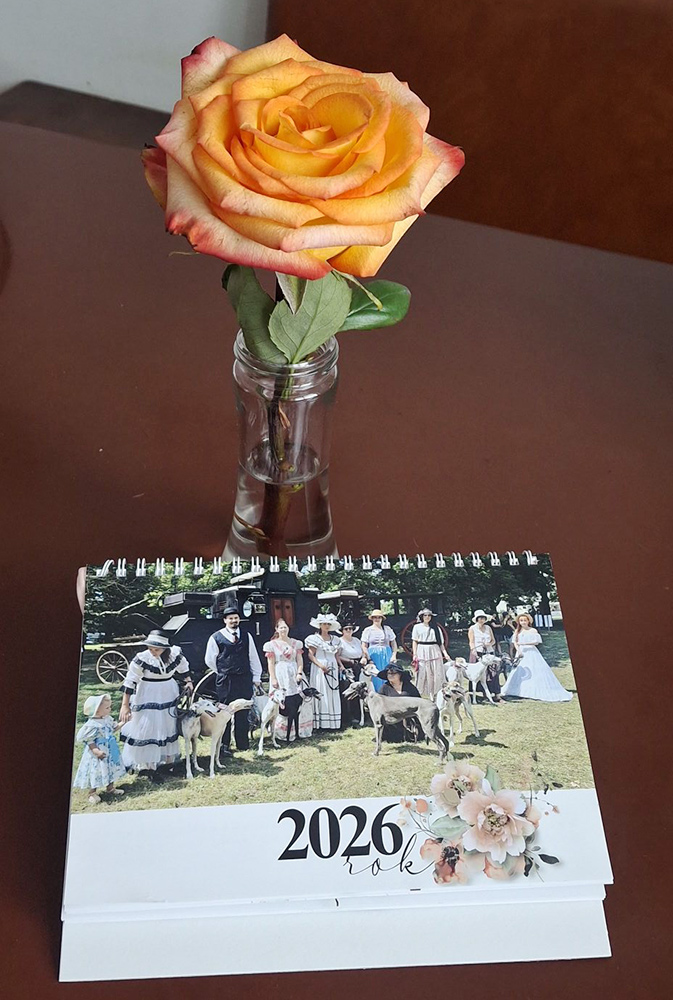 Fotografie do referencí od zákazníka, který si nechal kompletně zpracovat a zajistit tisk stolního kalendáře.