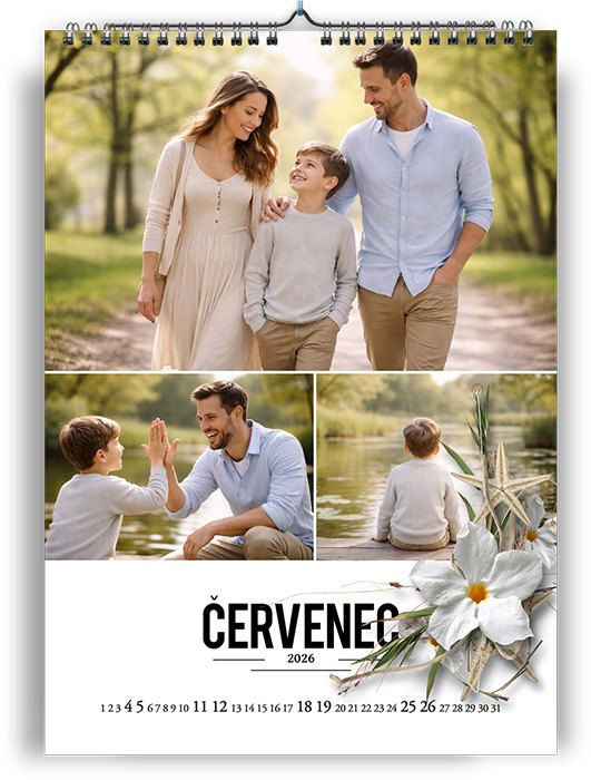 fotokalendář jako dárek pro babičku