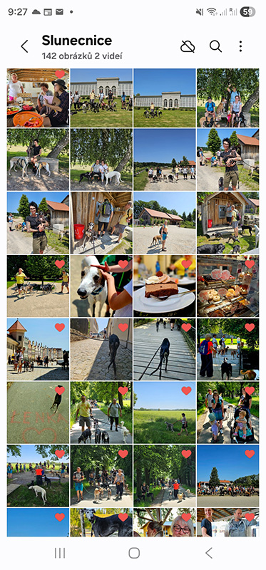 fotky v mobilu výběr fotografií